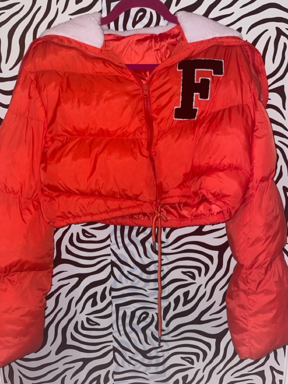 “f” puffer jacket♥️